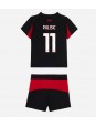 AC Milan Christian Pulisic #11 Domácí dres pro děti 2025-26 Krátký Rukáv (+ trenýrky)
